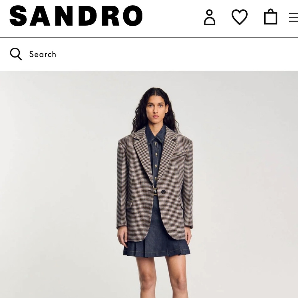 Women's Houndstooth Blazer